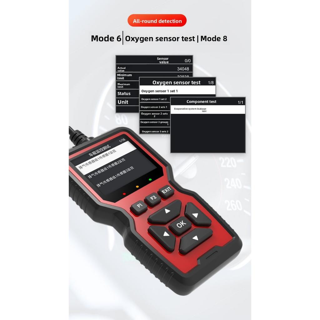 V519 OBD Car Testing Instrument Obd2 Elm327 Car Diagnostic Instrument Code Reader
