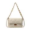 Rhombus Chain Bag Women's New Trendy Fashion Texture Simple Chain Small Square Bag Shoulder Messenger Bag