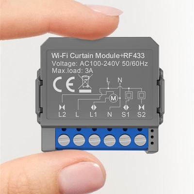 Tuya WiFi Roller Shutter Switch Smart Curtain Module Blinds Motor 433MHz Remote Control For Alexa Google Home