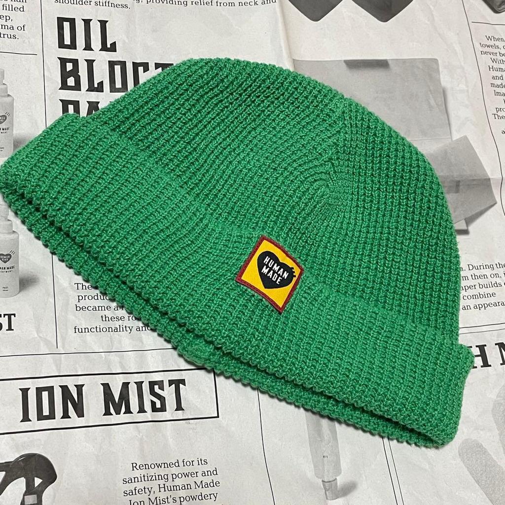 Used Very good conditionHuman Made Hat Waffle Beanie Green Green