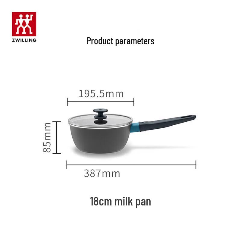 Zwilling NOW Plus Ceramic 18cm Non-stick Saucepan