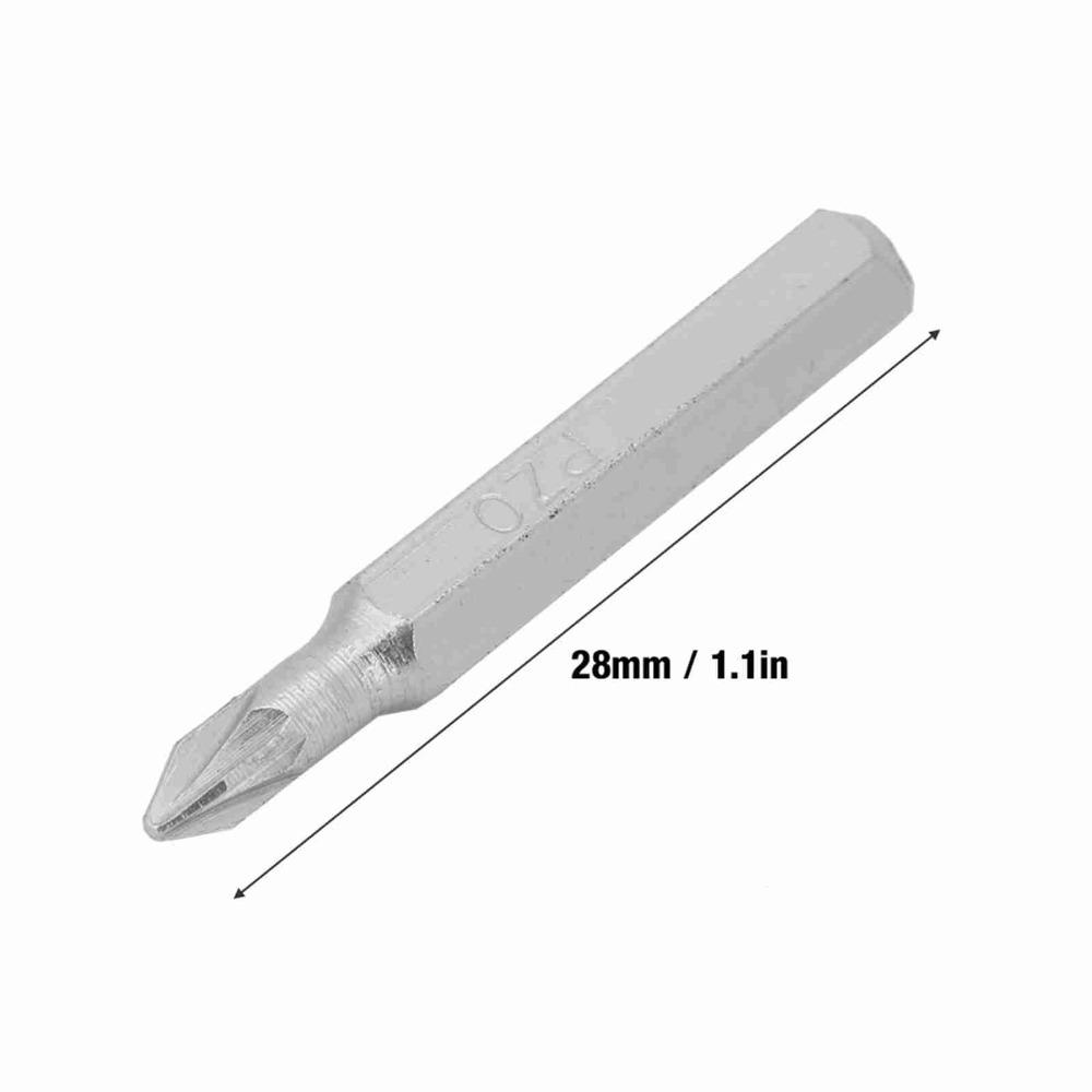 10pcs Slotted Bits Screwdriver Bits Set 4mm Shank Precision Screwdriver Bits  For Repair