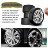 3pcs Car Tire Marker Car Compact Portable Waterproof Quick Drying Painting Marker Graffiti Pen
