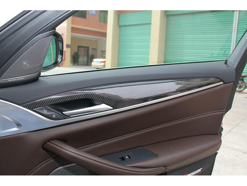 Real Carbon Fiber Interior Stickers for BMW G30/G32/G38 5 & 6 Series (525, 530Li, 630i)
