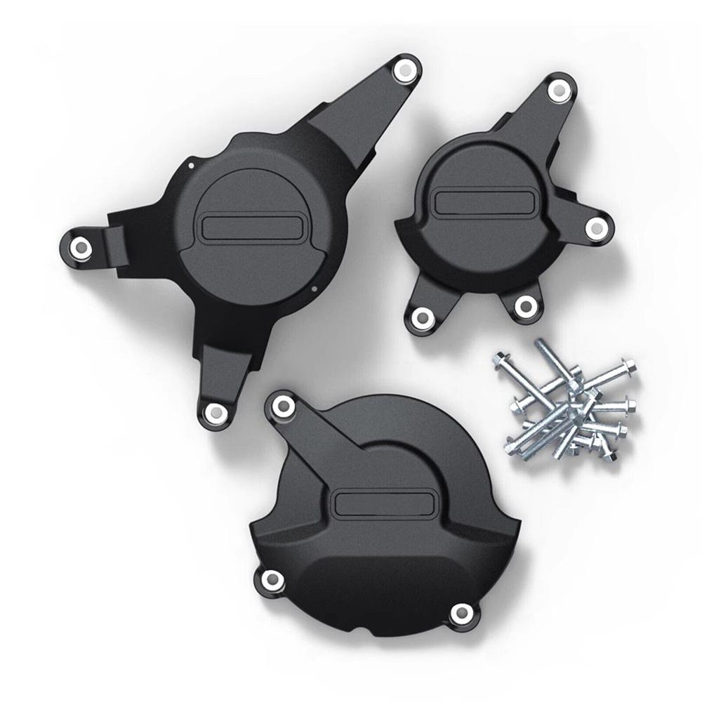 Motorcycle Engine Protection Cover Kit Black For Honda CBR1000RR 2008 2009-2016