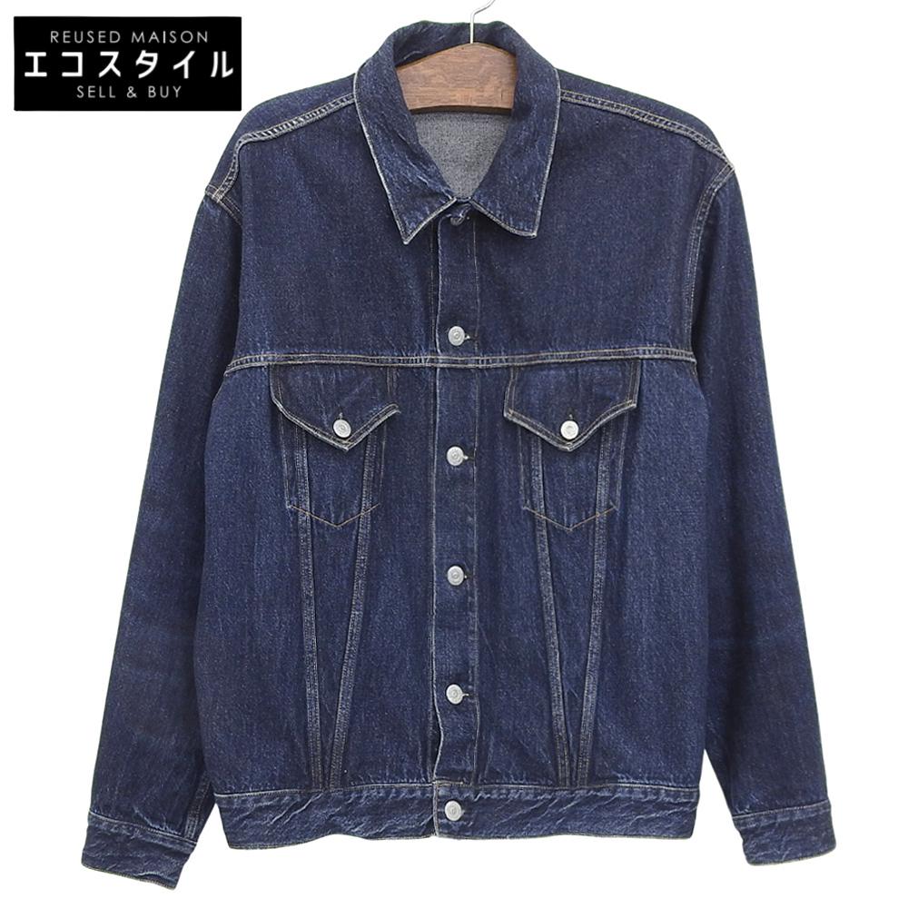 KAPTAIN SUNSHINE 13.5oz Selvedge Denim 2-Piece Trucker Jacket, Men's, Indigo, Size 38, KS22SJK09 Jacket 38 IndigoUsed