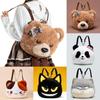 Small And Large Cat Plush Backpack For Children Girls Travel And School Accessories