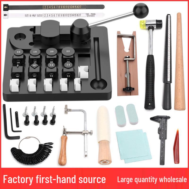 Ring Bender Crimping & Rolling Machine Kit for Gold, Silver, Copper Forming & Repair