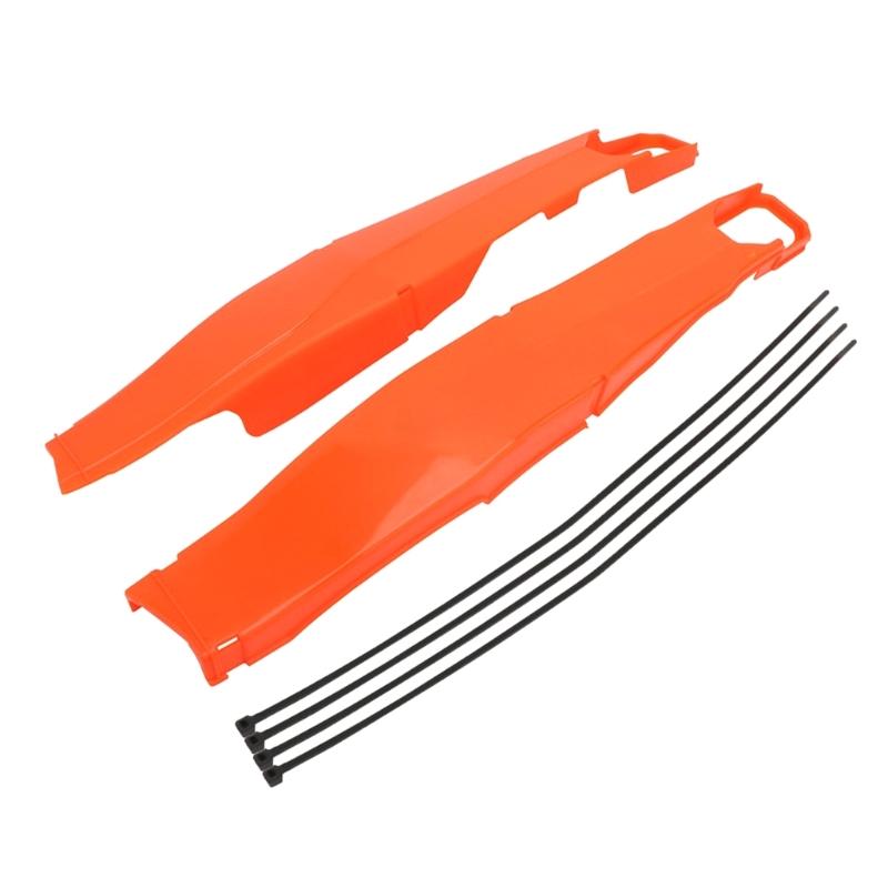 

ABS Rear Swingarm Swing Arm Protector Guard Covers Kit Easy Replacment for T-C/T-E/F-E/125-500EX-C/EX-C-F оранжевый