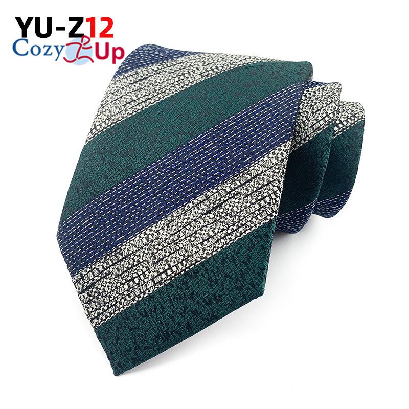 Cravatta da uomo con motivo PaisleyTies a righe alla moda da 3,15 pollici per matrimonio