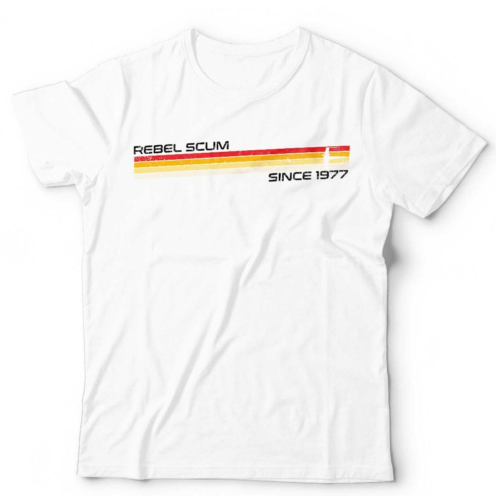 Rebel Scum Tshirt Since 1977 Unisex Kids Sci Fi Iconic Movie Quote Retro