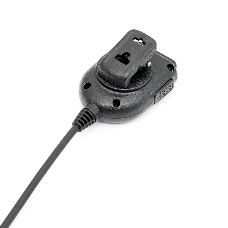 High Sensitivity 2 Pin Hand Speaker Microphone for UV5R 888S Professional Patrol Two Way Radio Communication Work Sites