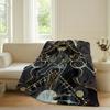 Adventure anime L-Lord of M-Mysteries Blanket For Sofa Office Bed Plane Travel Sleep Read Relax Camping Soft And Warm