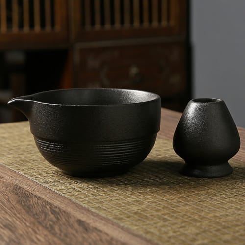 Matcha Set, Tea Ceremony Utensils Set, Matcha Chasen Set, Matcha Bowl Set, Matcha Whisk Set, Matcha Chasen, Matcha Bowl with Spout, Matcha Whisk, Spoo