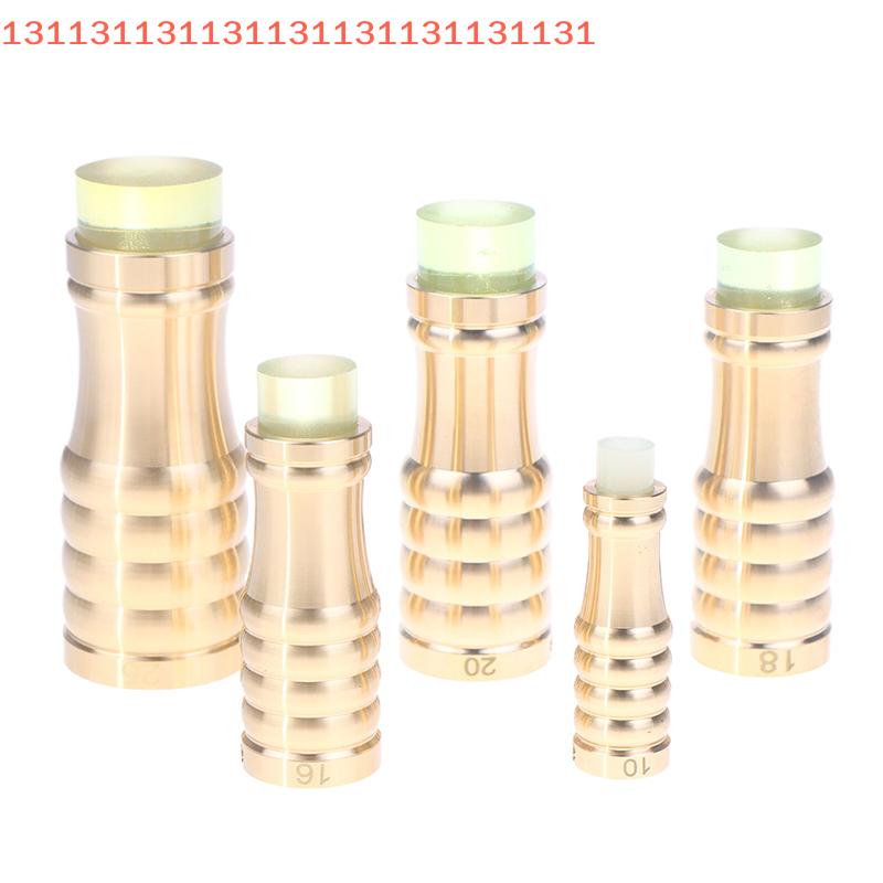 One 10/16/18/20/25 Brass Cane Tip with Non-Slip Rubber Footpad for Walking Stick Chair Leg Replacement