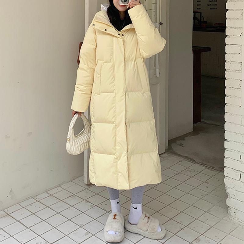 Women's Mid-Length High-End Duck Down Jacket - 2024 Winter Fashion