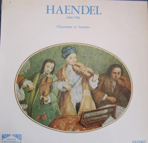 

LP Record GEORG FRIEDRICH HNDEL RUGGERO GE Chaconne Et Sonates 30538 Oxford France Classical Used