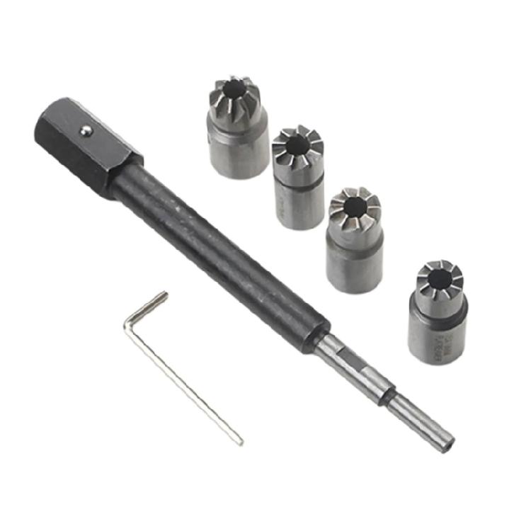 6 Piece Fuels Injector Nozzle Reamer Set Engine Performances Optimization Tool Professional Steel Design For Mechanics