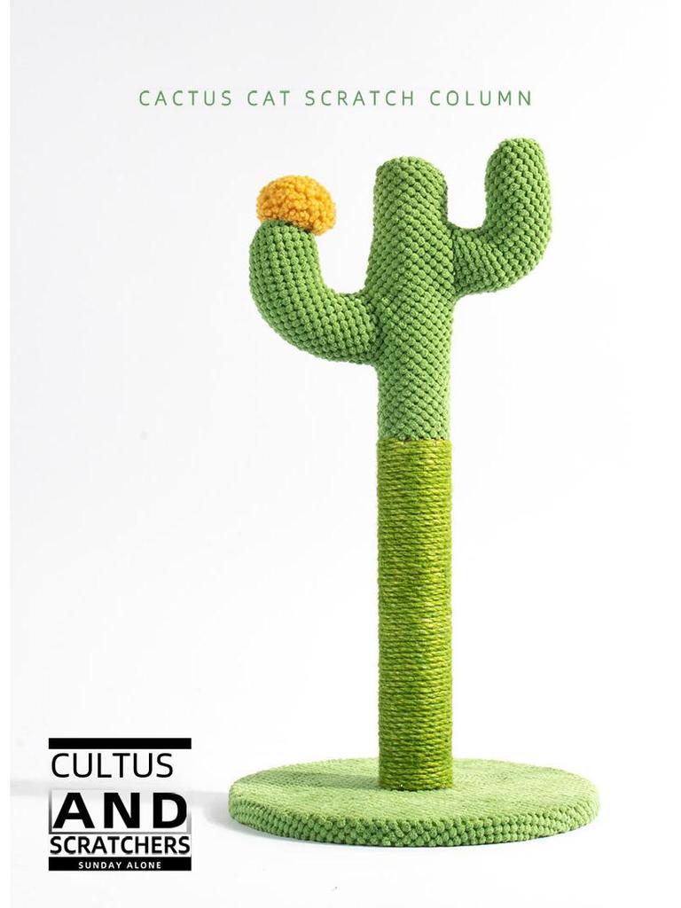 Sisal Cactus Cat Climbing Frame and Scratching Post Toy