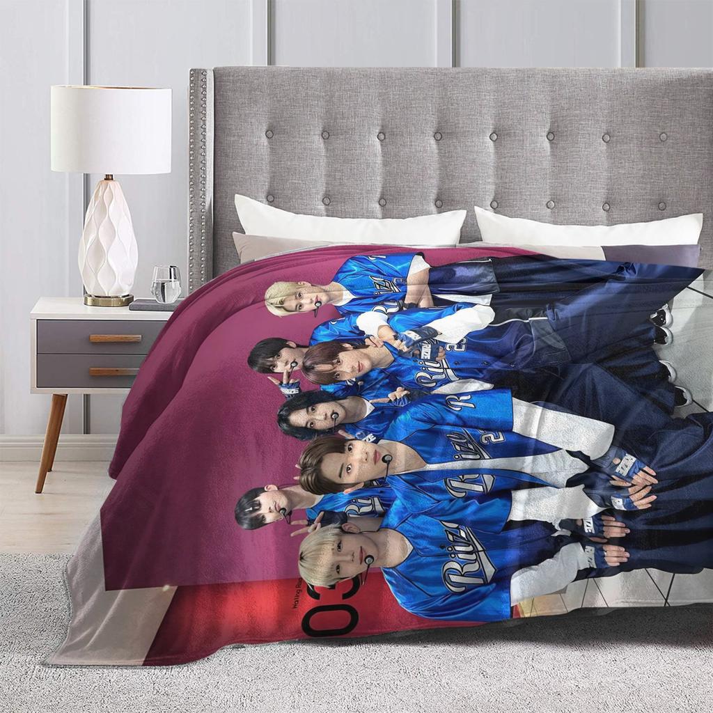 RIIZING SOHEE Riize KPOP Warm Soft Blanket  Decorative Plush Bedding Throws Fluffy Home Decor Flannel Bedspread Sofa Bed Cover