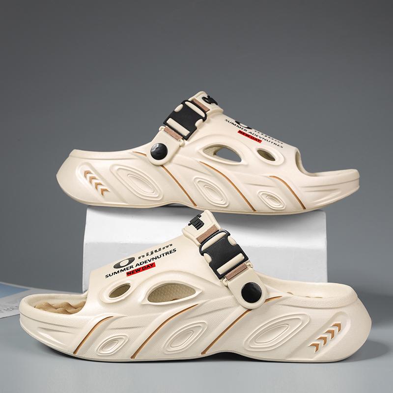 Pantoufles de massage d'été pour hommes, sandales d'intérieur et d'extérieur, sandales de plage confortables et souples, sabots, chaussures décontractées pour hommes et femmes, pantoufles de maison