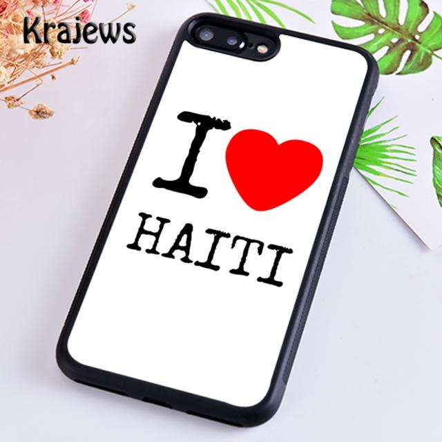 

Krajews Keep calm I m Haitian Haiti Flag Phone Case For iPhone 17 Air 16 15 14 plus 11 12 13 pro max coque Shell Fundas iPhone 13