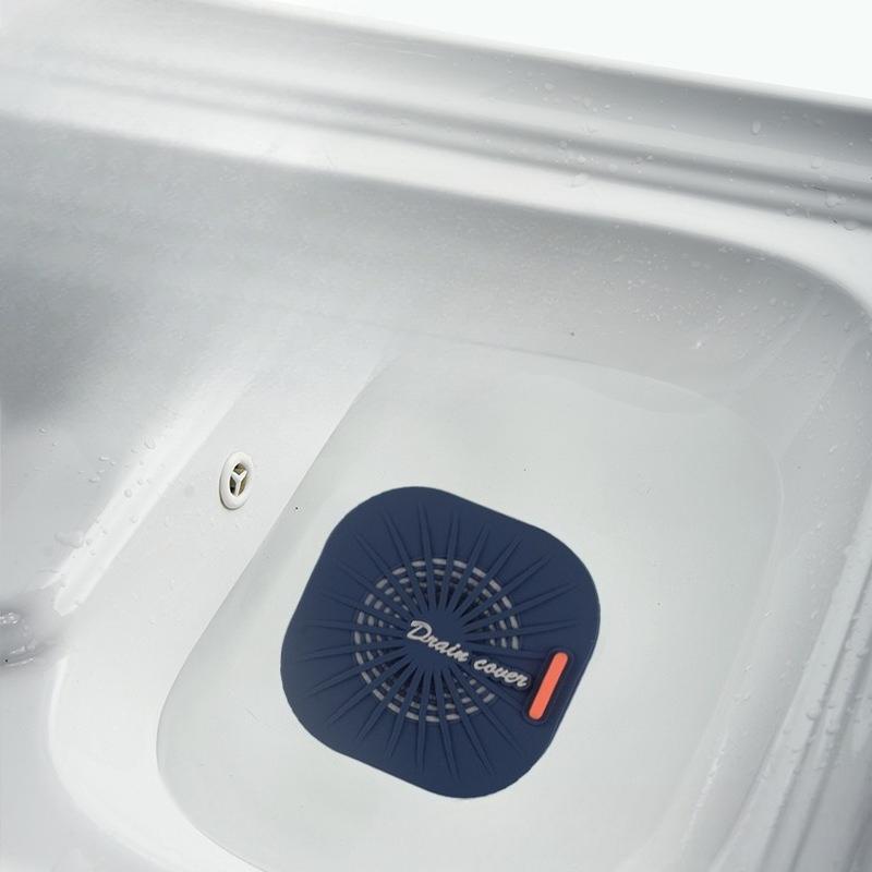 Kitchen Filter Screen Floor Drain Cover Filter Screen Bathroom Hair Blocking Large Soft Rubber Floor Drain Filter Toilet Sewer