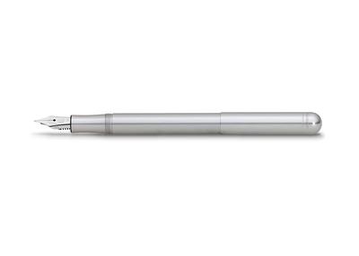 Kaweco Lilliput Fountain Medium Officially Imported Pen, Nib, Silver, LIFP-SV,