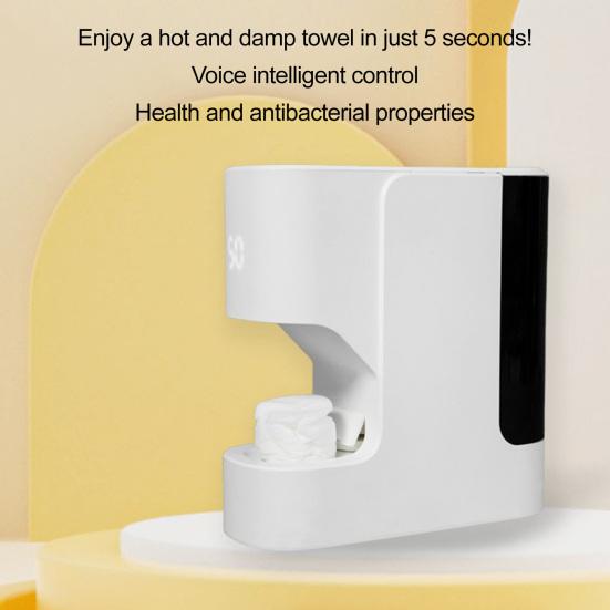Ohřívač ručníků se zdravou technologií Rychlé zahřívání za 5 sekund Hlasové inteligentní ovládání Nastavitelná teplota Koupelnový ohřívač ručníků