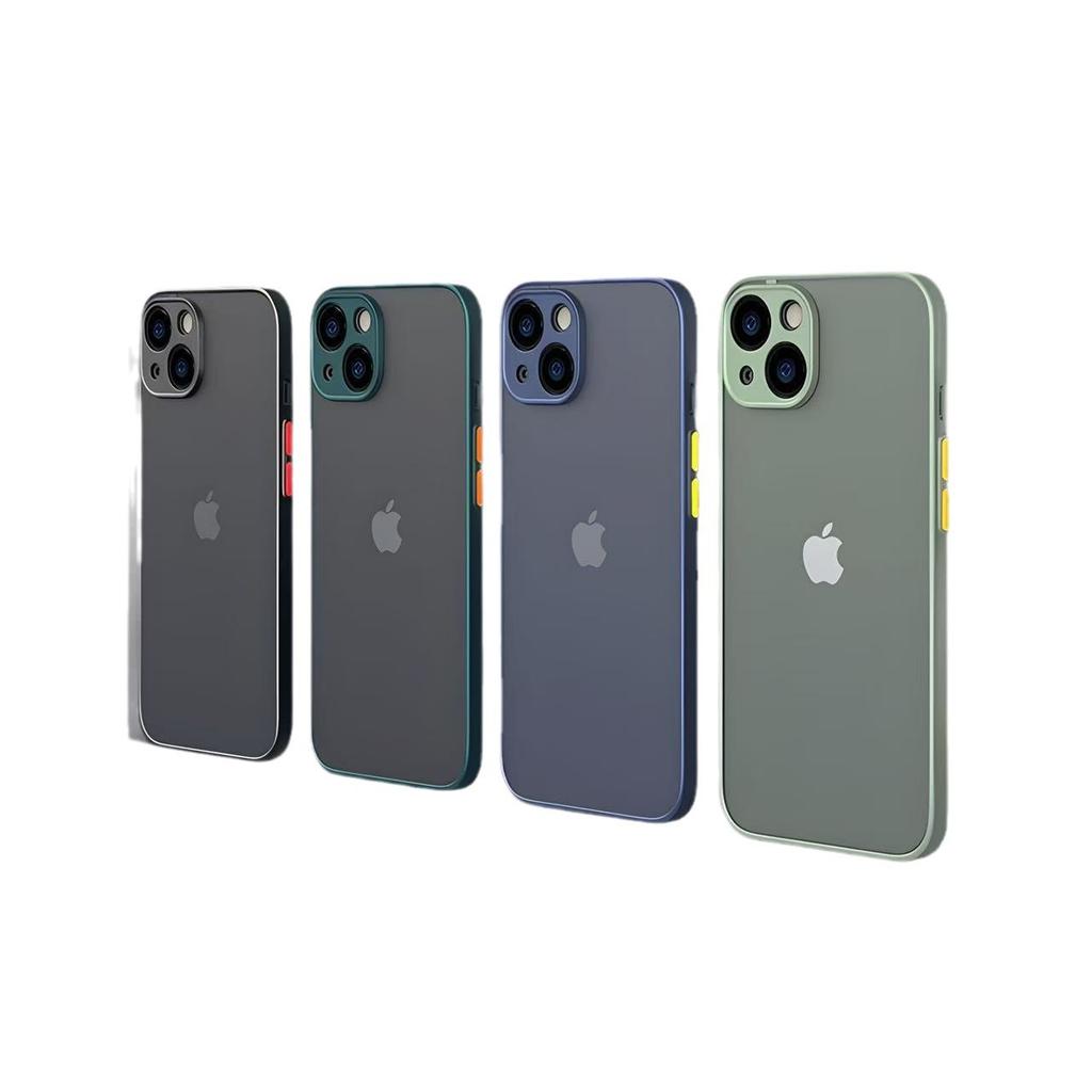 Kompatibilní s Apple 15/14 Phone iPhone 13 Color Block Skin Feel 12 Pro Ochrana očí 8P Poloprůhledné 16 Matné pouzdro