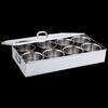 Stainless Steel Condiment & Sampling Box
