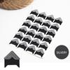 1Sheet/24PCS Colorful DIY Vintage Corner Photo Albums Corner Stickers Kraft Paper Album Frame Decor Scrapbooking Decoration
