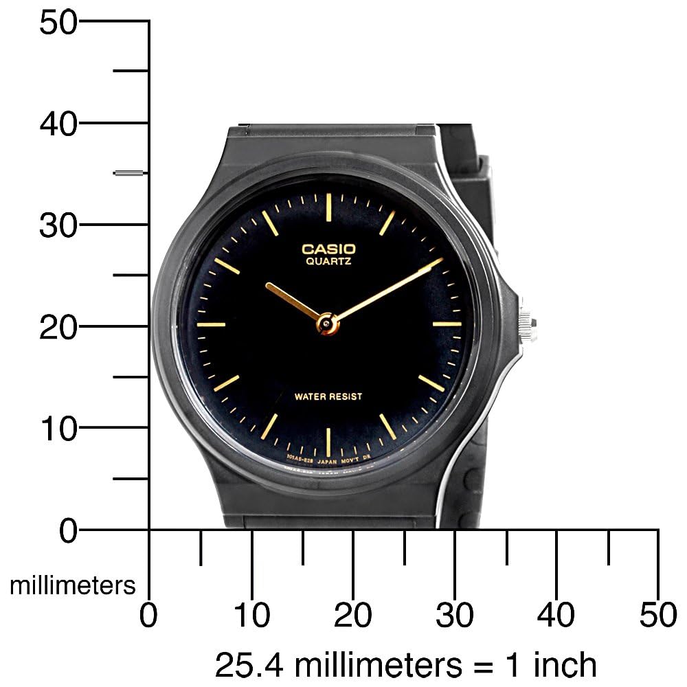 CASIO Black Watch MQ-24-1E Men's [Imported]