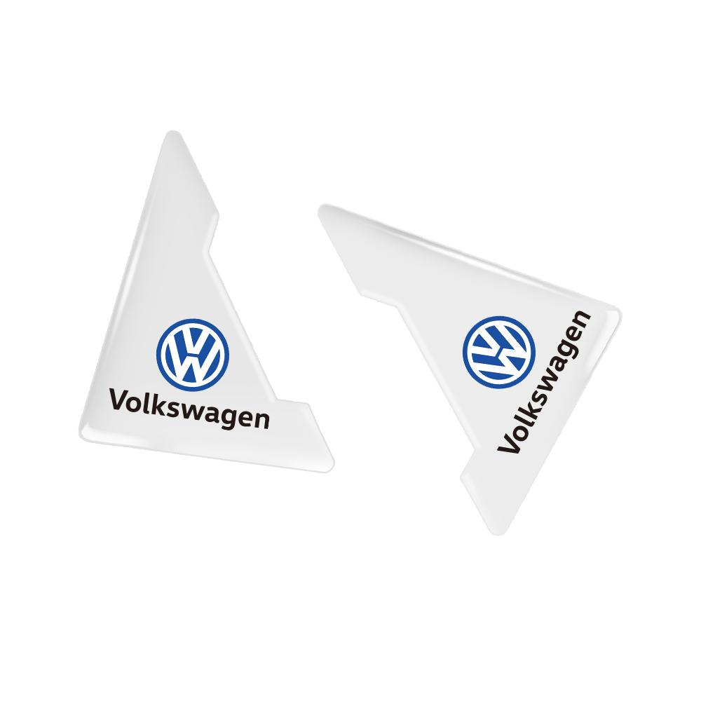 

2026 Hot For Volkswagen VW 2/4Pcs Car Door Corner Decoration Bumper Anti-collision Cover For Volkswagen VW Golf 4 5 Passat b8 R