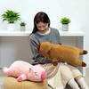 Flauschiges Capybara Langes Kissen Kawaii Capybara Maus Plüschtier Weiches Wasserschwein Tier Stofftier Kindergeburtstagsgeschenke