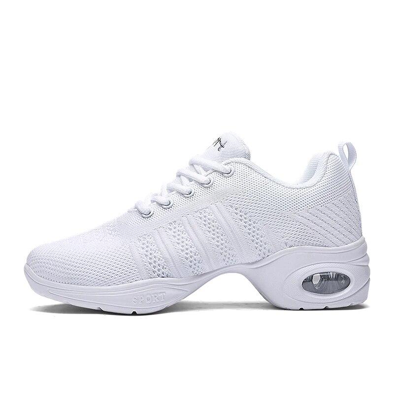 Caracteristică sport Talpă exterioară moale Pantofi de dans respirație Adidași pentru femei Pantofi de antrenament Pantofi de dans modern Jazz Feminino