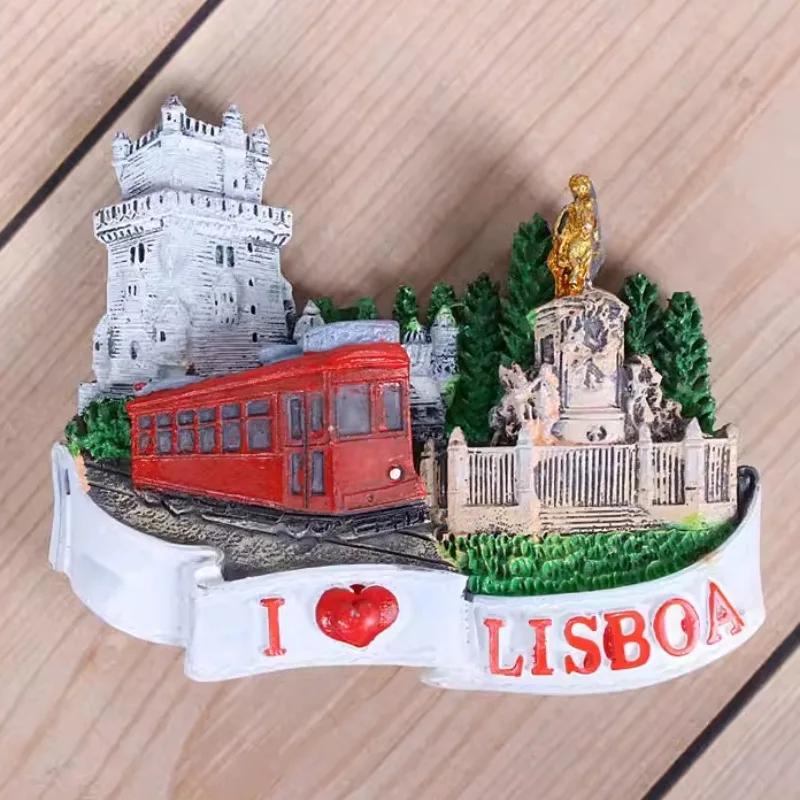 Italy Pisa Travelling Souvenirs Spain Madrid Denmark Copenhagen Fridge Stickers Home Decor Vietnam Fridge Magnets Wedding Gifts