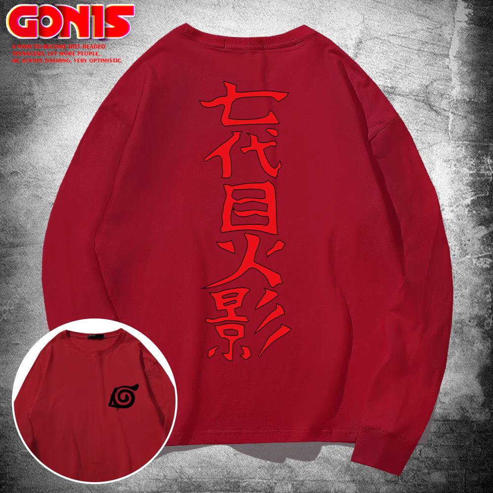 T-shirt men's long-sleeved pure cotton loose hip-hop autumn thin bottoming shirt European and American trendy clothes