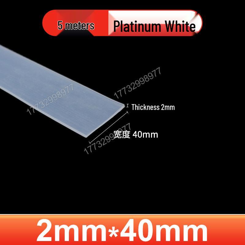 High-Temperature Resistant Transparent Silicone Rubber Sealing Strip