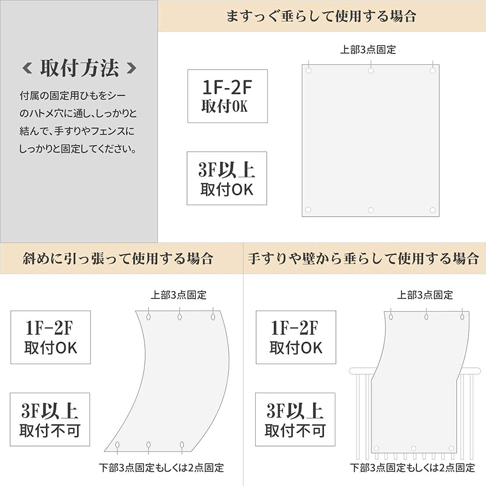 XiaZ Sluneční clona Veranda Soukromí UV Snadná Moka Káva pro Soukromí Vystavení Faktury K dispozici Sluneční clona, 22,5m Markýza, Sluneční clona, Zástěna, Ochrana,