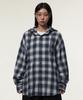 IDWS Hooded Checkered Shirt Blue