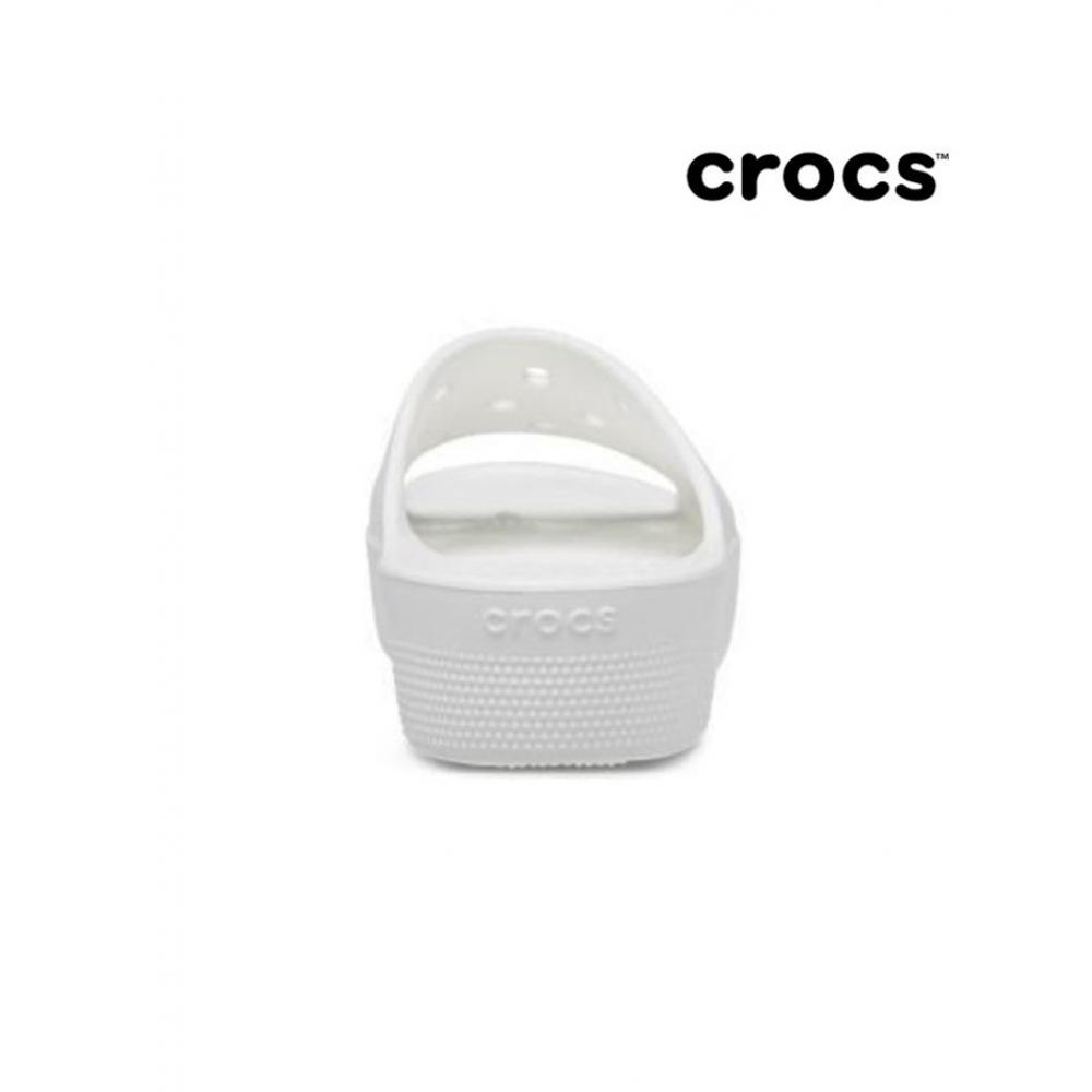 CrocS Women S claSSic Platform SlideS White 208180 100