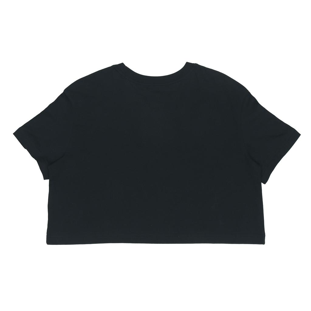 Nike Alphabet Print Short Sleeve T-Shirt Women Tops Black BV7171-010