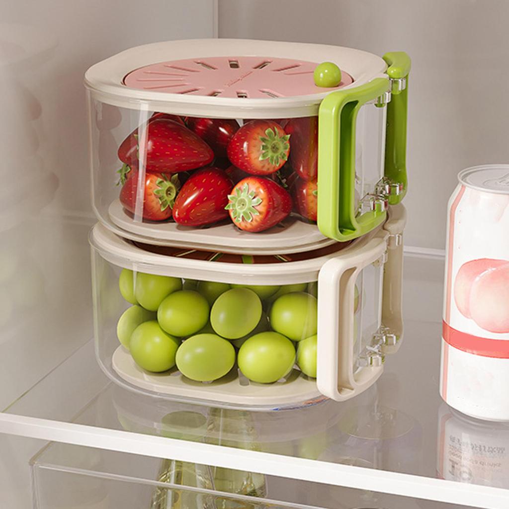 Vegetable Fruit Cleaning And Drainage Basket Folding Water Filter Net Fresh Keeping Box Cleaning Basket Kitchen Storage Gadget