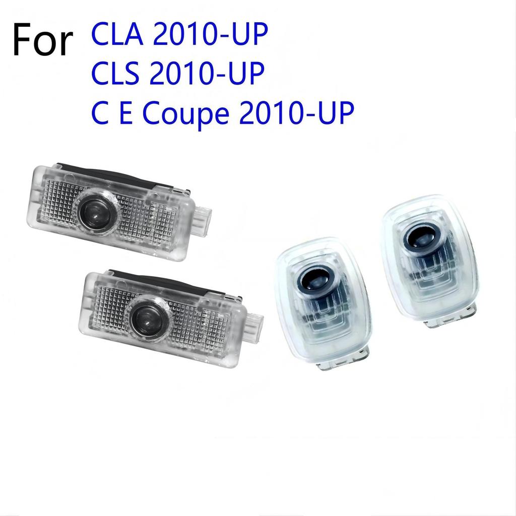 2PCS For Mercedes Benz cla200 Amg cla250 200 250 220 cls w218 w257 cls250 cls300 300 Cla c117 c118 Led Car Door Projector Light