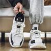 Men's shoes 2025 new trend autumn breathable youth sports leisure running shock absorption heightening lightweight dad shoes
