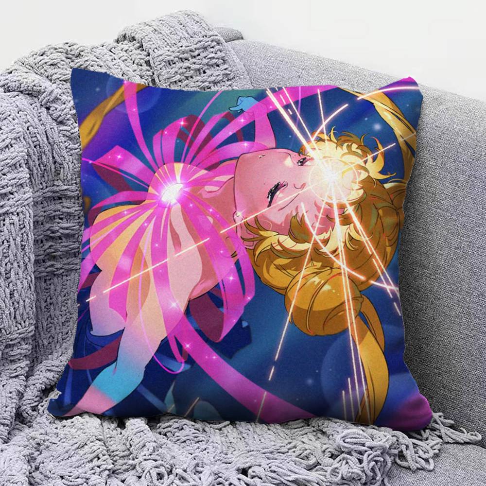 Sailor Moon Anime Girl Cute  Pillow Covers Home Sofa Cushion Covers and Aecorative Custom