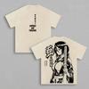 2026 Hot Sale Bleach Rukia Kuchiki Anime Graphic T-shirt Men Women Y2K Gothic Cotton Oversized T-shirts Breathable Streetwear Casual Tees