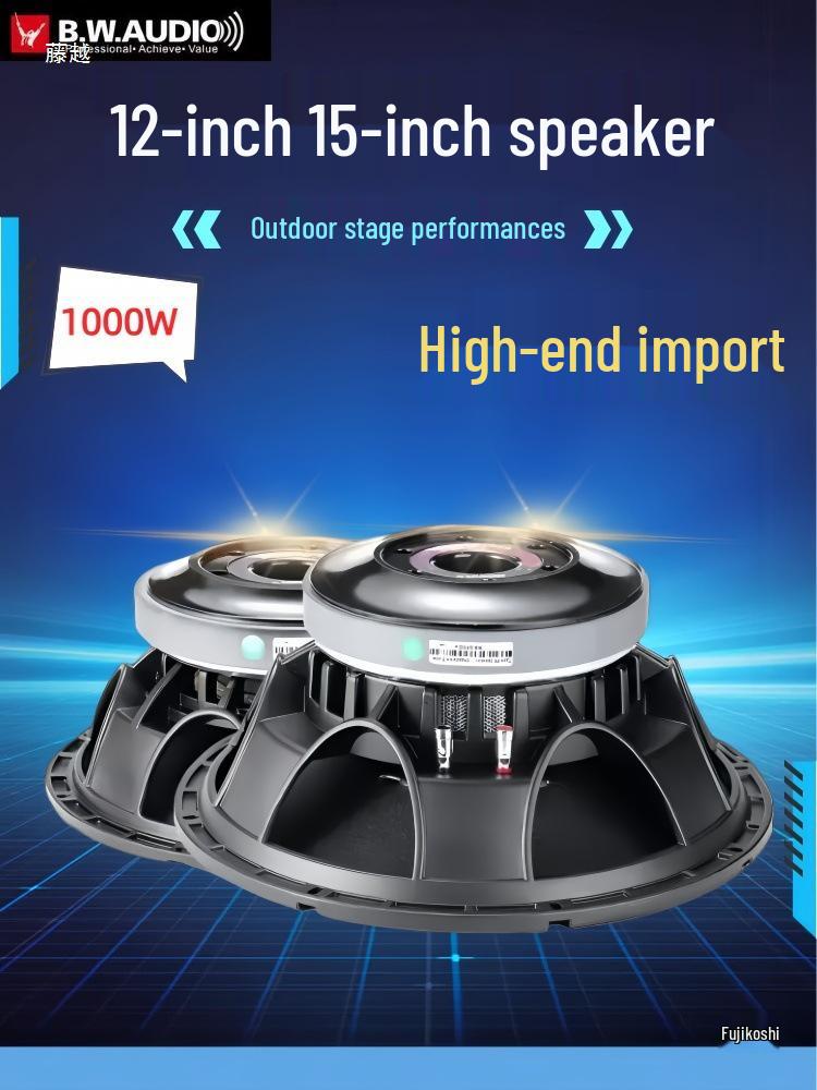 

15 High Power Outdoor Subwoofer: 220 Magnetic Core, 100mm Voice Coil, 1000W Full-Range Speaker