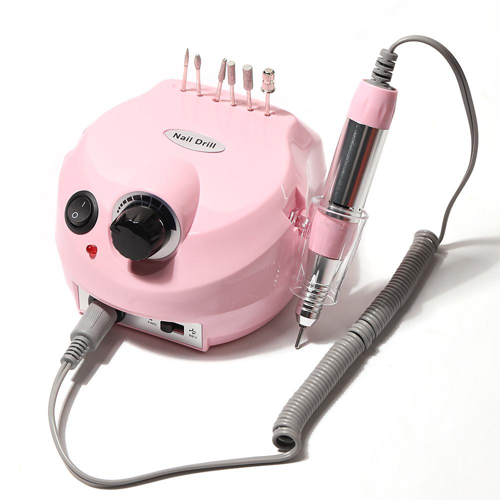 LINMANDA Mașină Electrică de Pilit Unghii Ajustabilă 20000RPM Freză Abrazivă Pedichiură Manichiură Set de Freze Echipament pentru Lustruirea Unghiilor